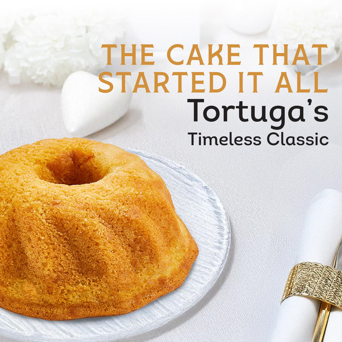 Tortuga Provenance plate of mini cakes — versatile party dessert.