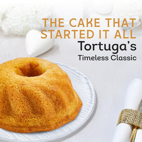 Tortuga Provenance plate of mini cakes — versatile party dessert.