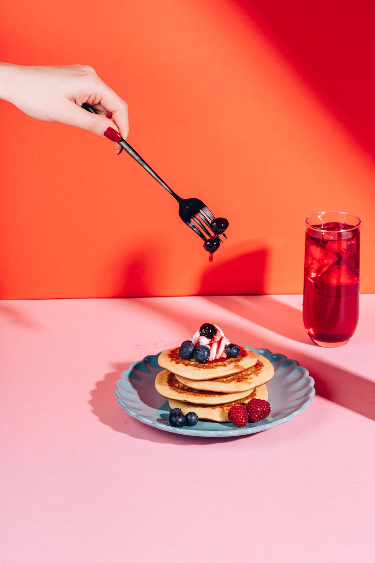 Toschi Amarena cherries tasting scene highlights glossy syrup and deep color