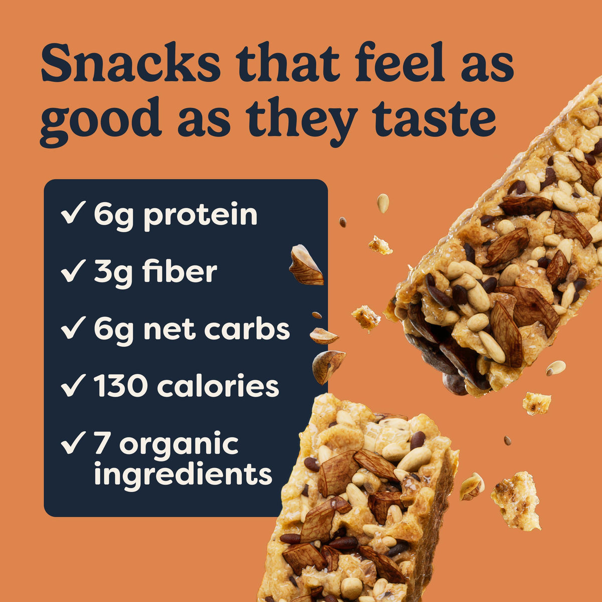 Tosi Almond Nut Bars breakfast on-the-go scene for busy mornings.