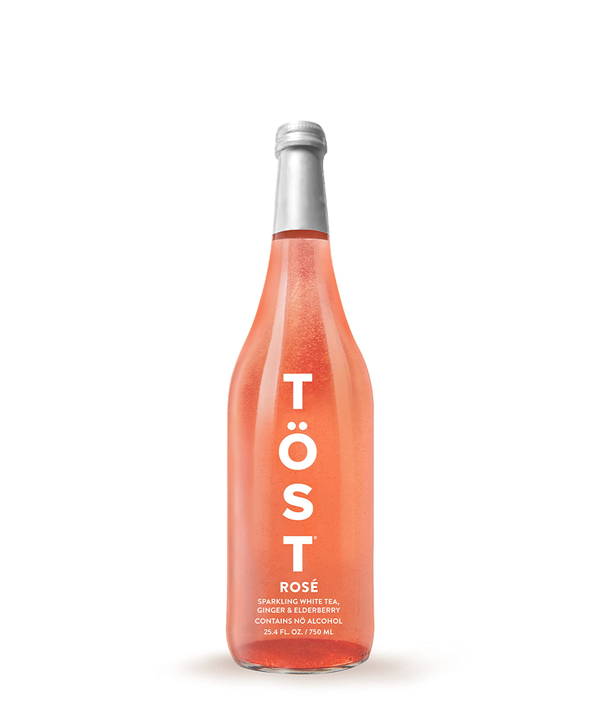 TOST ROSE bottle pour, zero-proof celebration option for gatherings.