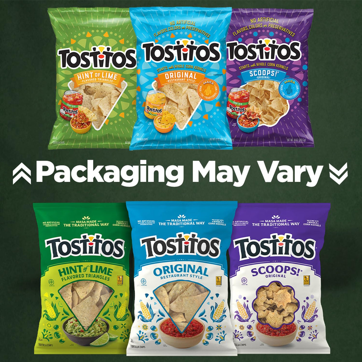 Tostitos Crispy Rounds offer a sturdy bite for varied dips.