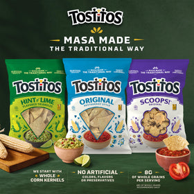 Tostitos Crispy Rounds are perfect for sharing while watching the game.