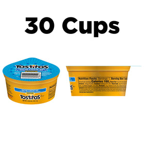 Tostitos Nacho Cheese Dip 30-pack display ready for gatherings