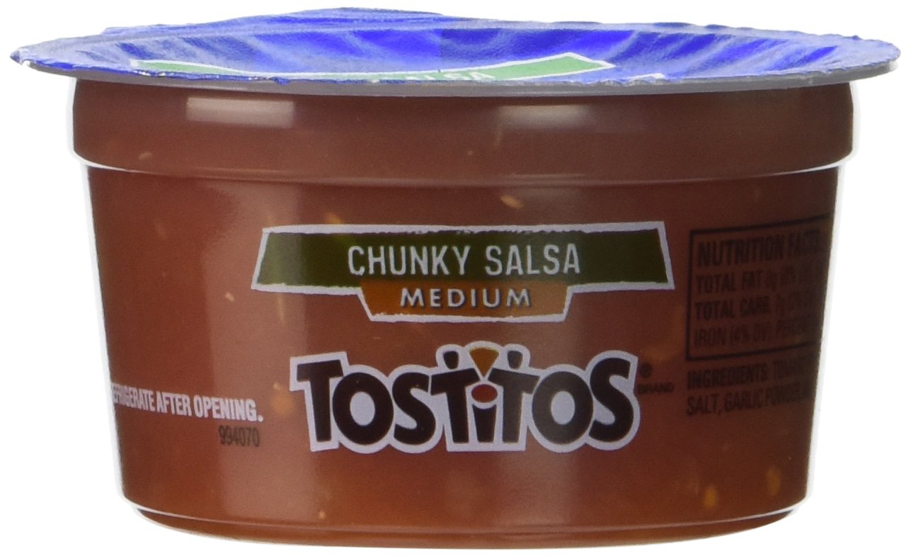 Tostitos Medium Salsa to Go Cup for on-the-go snacking and party spreads.