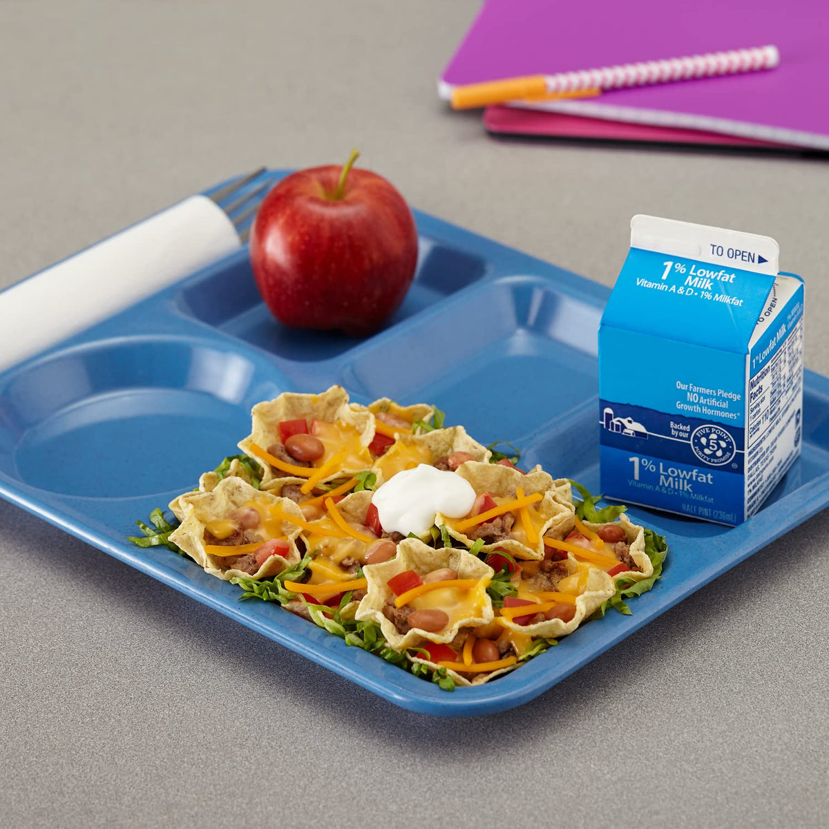Tostitos Oven Baked Scoops! chips offer 110 calories per package for mindful snacking.