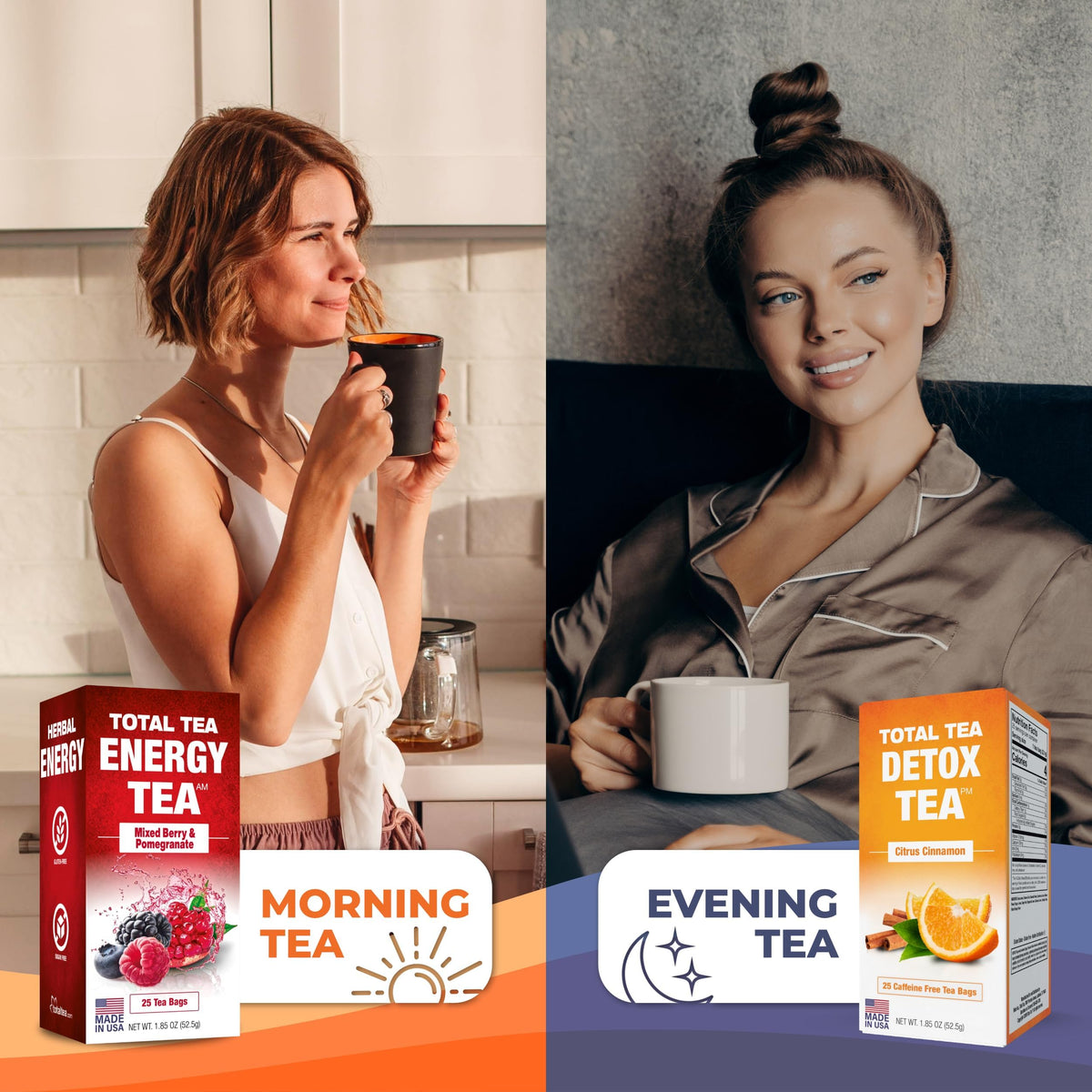 Total Tea Simming Detox Tea gift pack designed for daily wellness rituals.