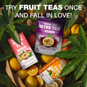 Total Tea Simming Detox Tea K-Cup Pods for quick caffeine-free mornings.