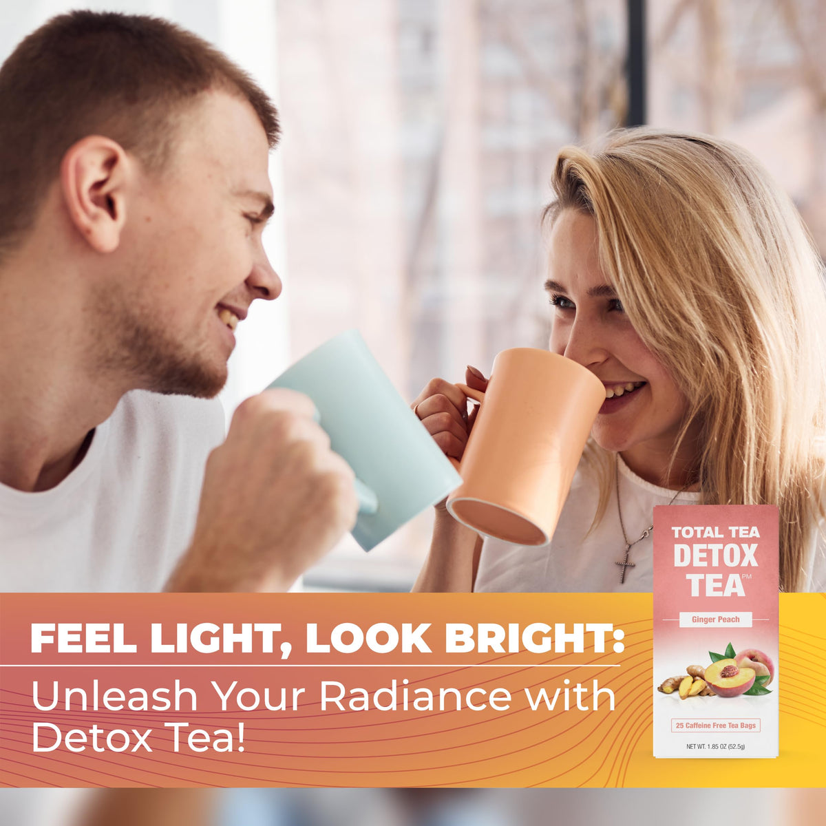 Total Tea Simming Detox Tea K-Cup pods enable quick, convenient refreshment.