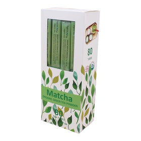 Touch Organic Harmony Matcha bottle pour reveals a smooth, vibrant green tea.