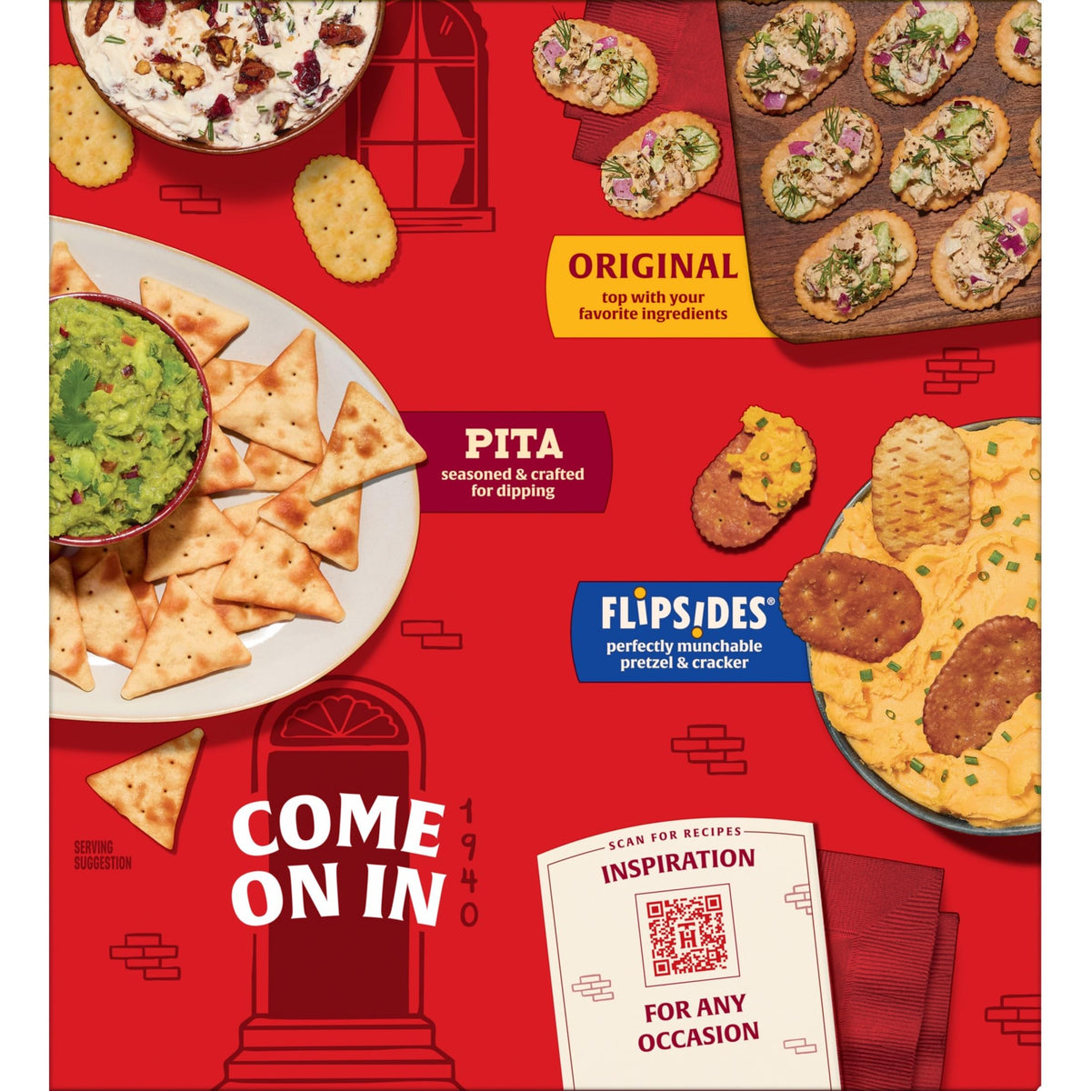 Town House Original crackers travel well for school lunchboxes and on-the-go snacks.