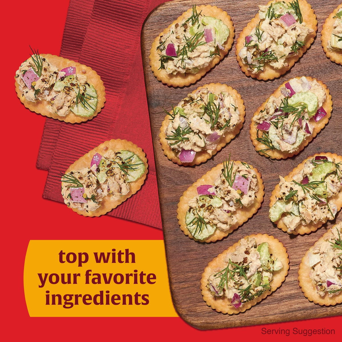Town House Take-to-go crackers ideal for gatherings and parties.