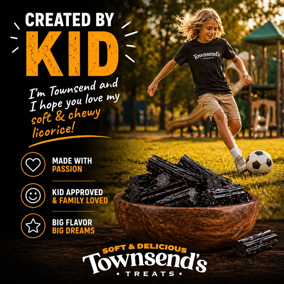 Townesend’s Treats snack time for kids and adults.