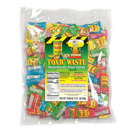 TOXIC WASTE Apple flavor hard candy with bold sour notes for quick flavor bursts