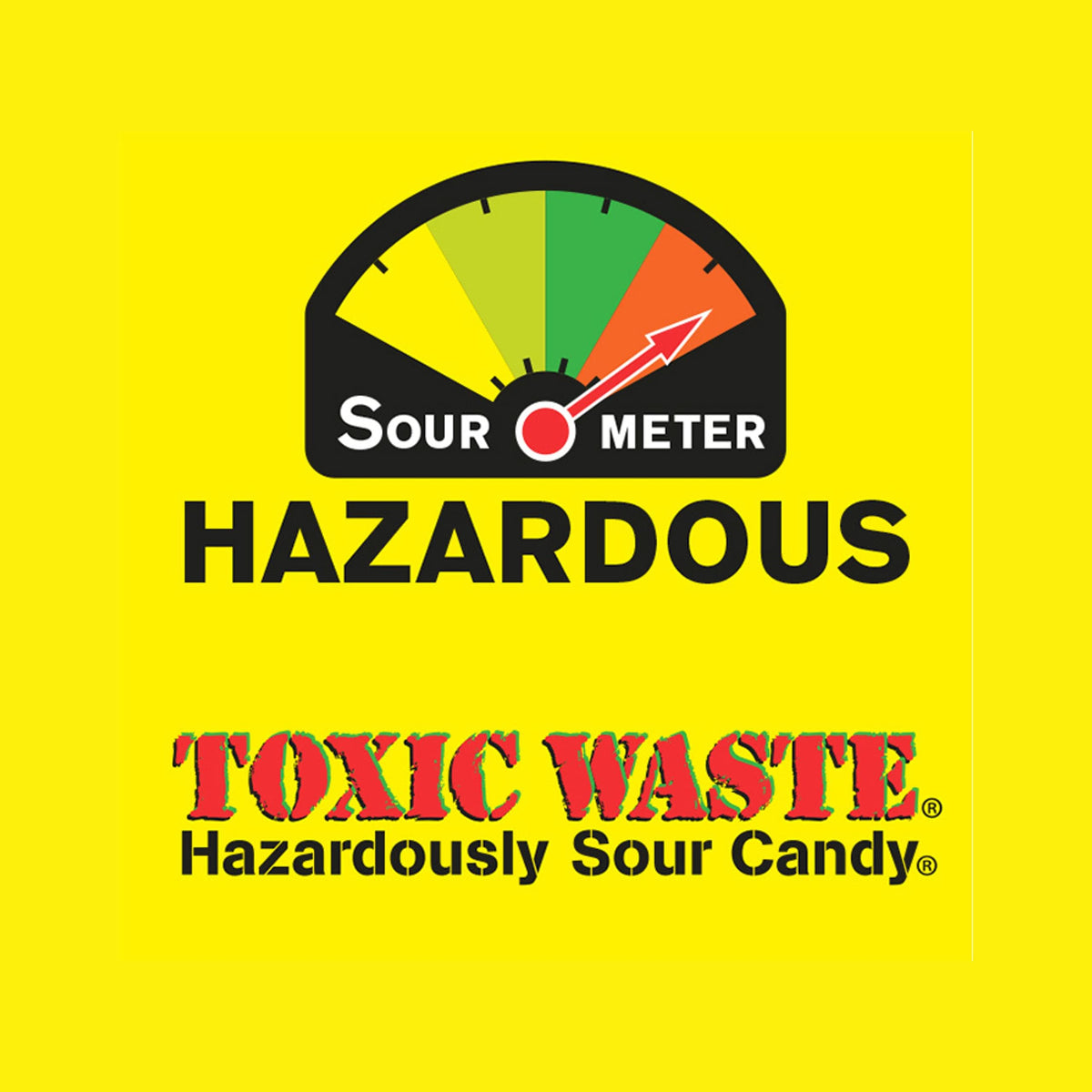 TOXIC WASTE Blue Raspberry flavor candy provides brash sour then sweet contrast for fun breaks
