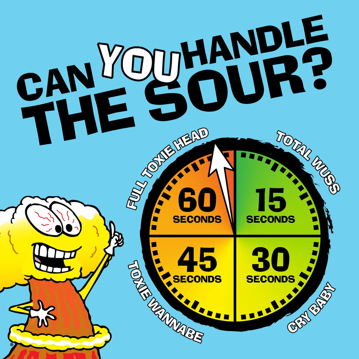 TOXIC WASTE green drum delivers ultra-sour fruit flavor
