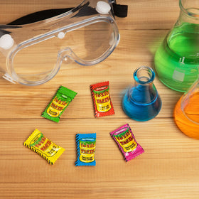 TOXIC WASTE Lemon flavor candy offers zesty brightness with a tangy finish for snacking
