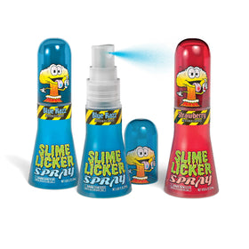 TOXIC WASTE Slime Licker Spray Strawberry bottle with tangy spray for bold sour flavor