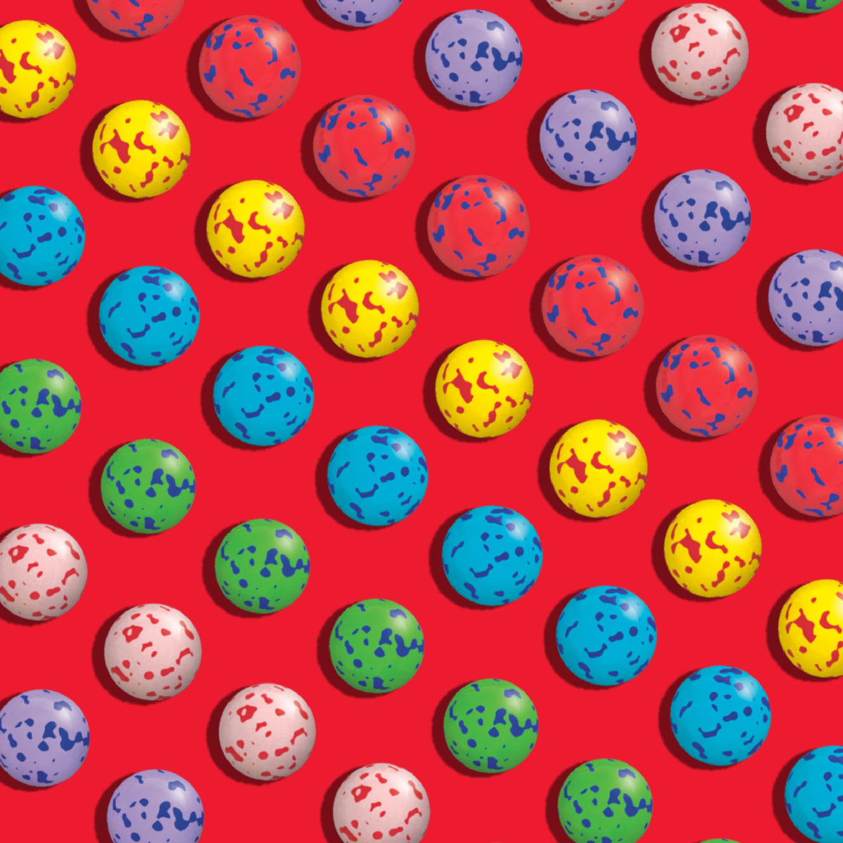 TOXIC WASTE Sour Smog Ball Blue Raspberry: bold flavor with chewy center