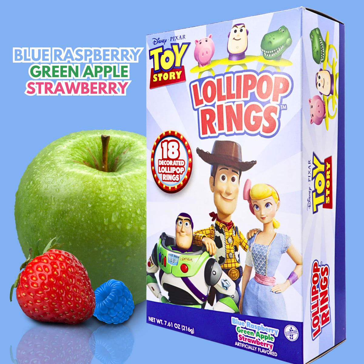 Toy Story 4 Forky lollipop ring designed for kid-friendly costumes and snacks.