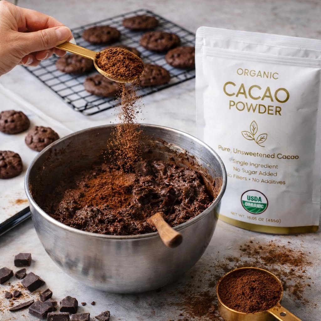 TOZZY cacao powder hot chocolate cup with deep flavor