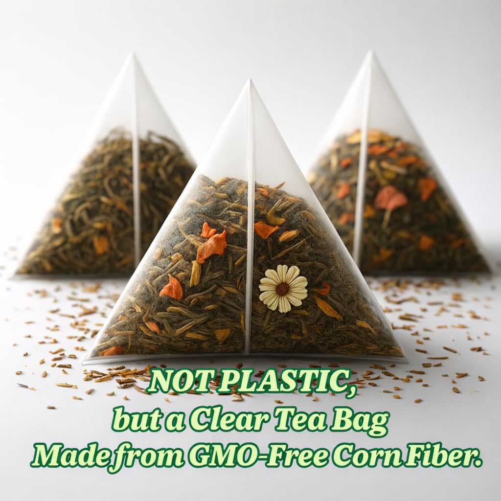 A steeping TOZZY Organic Green Tea releases fresh, inviting aromas.