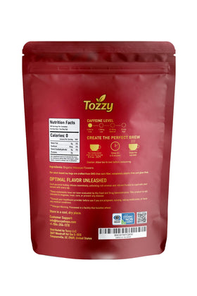 TOZZY brew in a cup – calm ritual and balanced flavor.