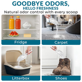 Trade Grade powder supports multi-purpose use in cleaning, deodorizing, and cooking projects.