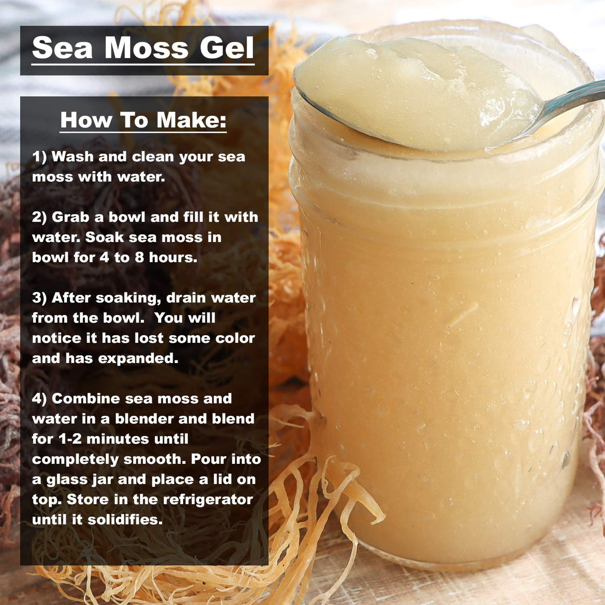 TradeKing sun-dried sea moss preserves minerals for everyday use.