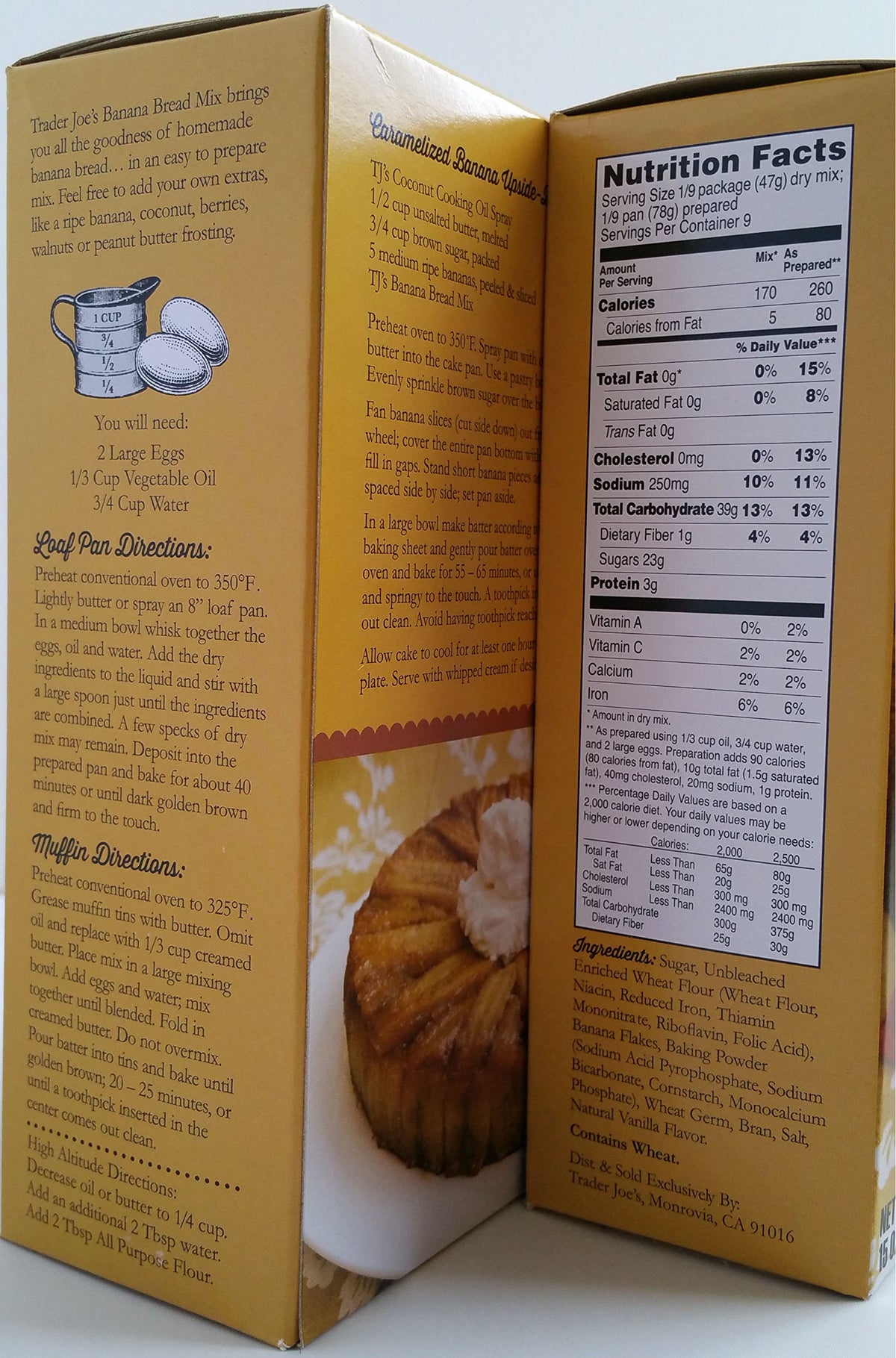 Trader Joe's Banana Bread Mix batter-mixing – simple process for a fluffy loaf.