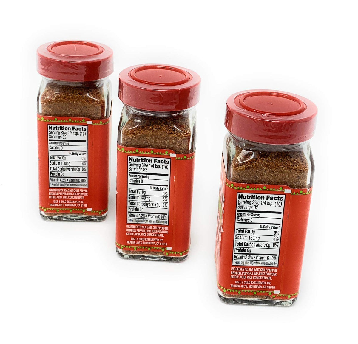 Trader Joe's Chile Lime Seasoning Blend ingredients laid out for vibrant seasoning