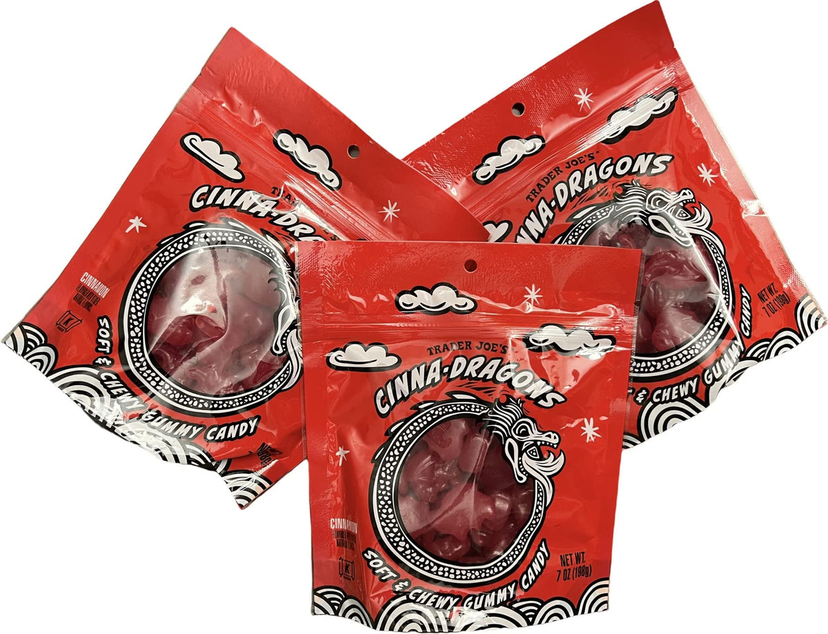 Trader Joe's Cinna-Dragons on a plate ready for a quick treat.