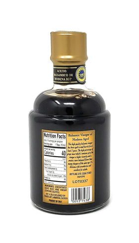 Trader Joe's Gold Aceto Balsamico di Modena pour, perfect as a glaze on meats or fruit