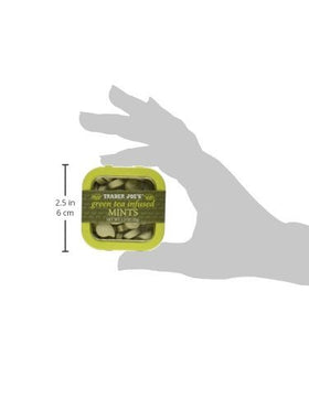 Trader Joe's Green Tea Infused Mints on-the-go pack for quick breath refresh.