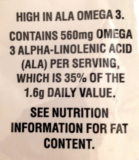 Close-up of Trader Joe's Omega Trek Mix texture, featuring nuts and seeds.