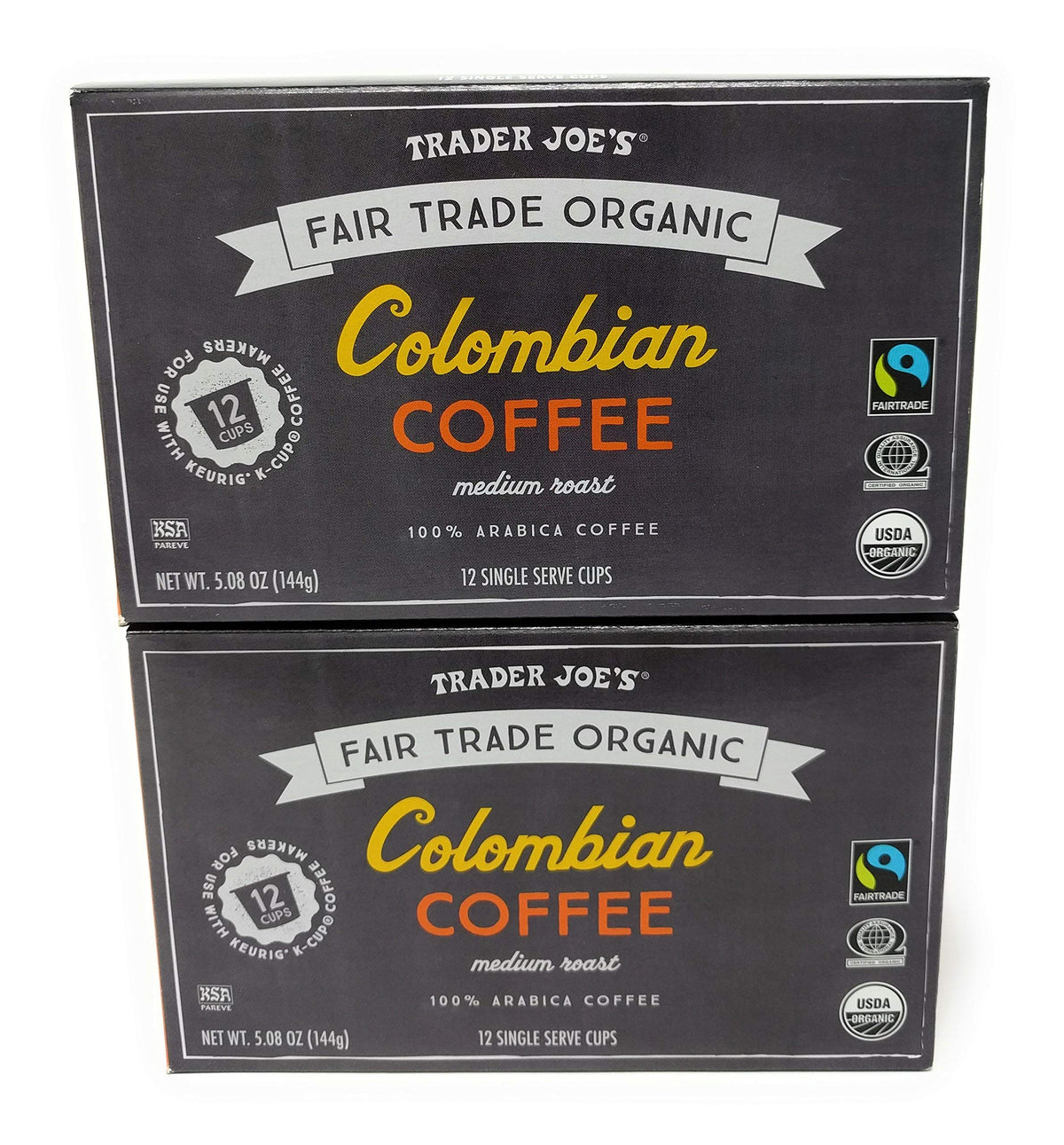 Trader Joe's Organic Colombian Coffee single-serve cup for quick mornings