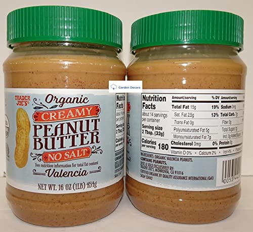 Second Trader Joe's Valencia No Salt peanut butter bottle ready for use in recipes and snacks