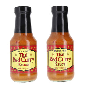 Trader Joe's Thai Red Curry Sauce Bundle front view ready for weeknight meals.