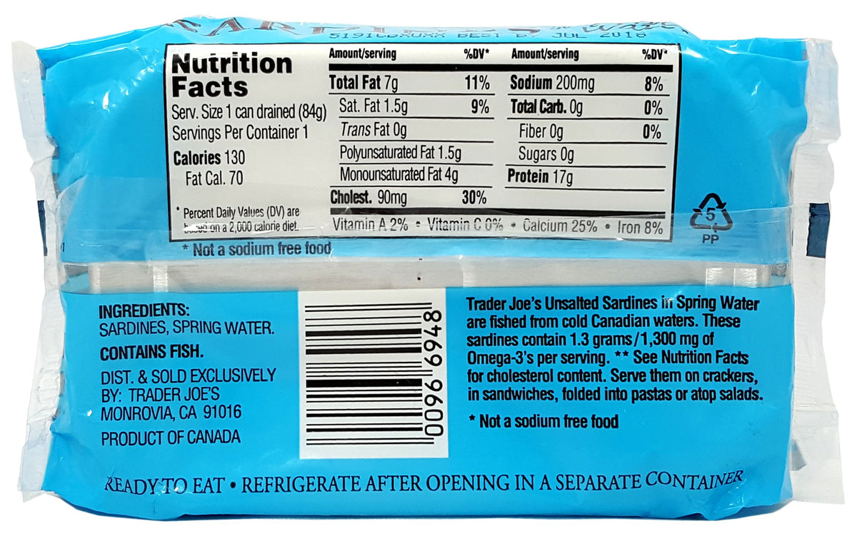 Trader Joe's sardines served on toast with lemon, simple meal idea.