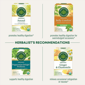 Traditional Medicinals caffeine-free icon highlights that this tea is non-stimulating.