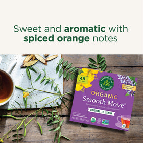 Kosher and Non-GMO seals on Traditional Medicinals packaging.