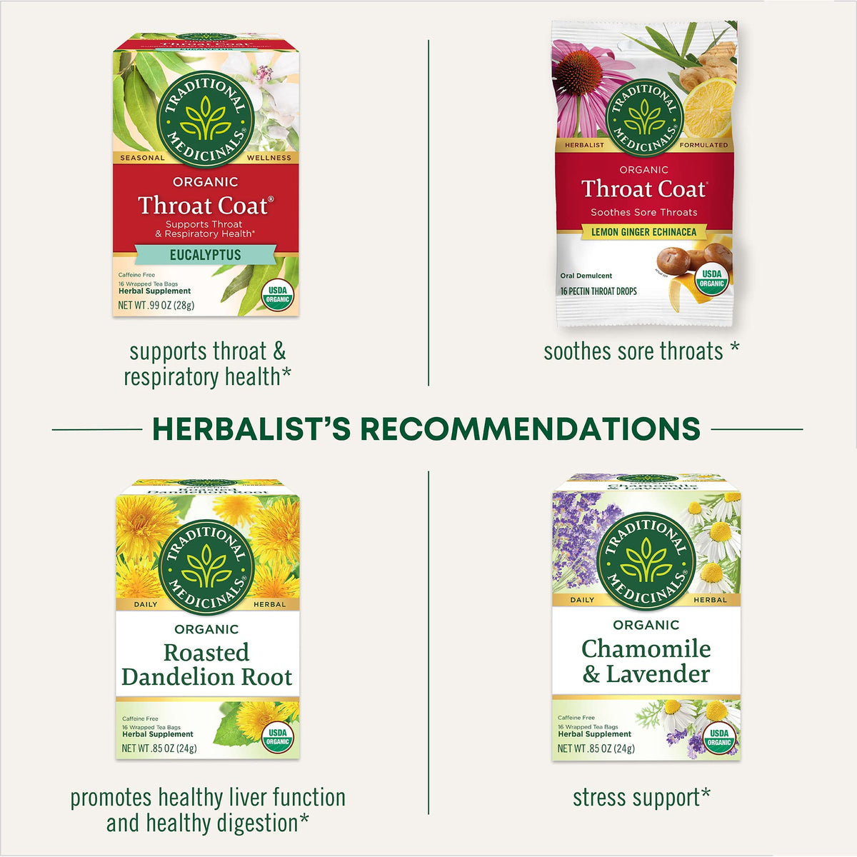 Traditional Medicinals licorice root caffeine-free tag on a warm mug
