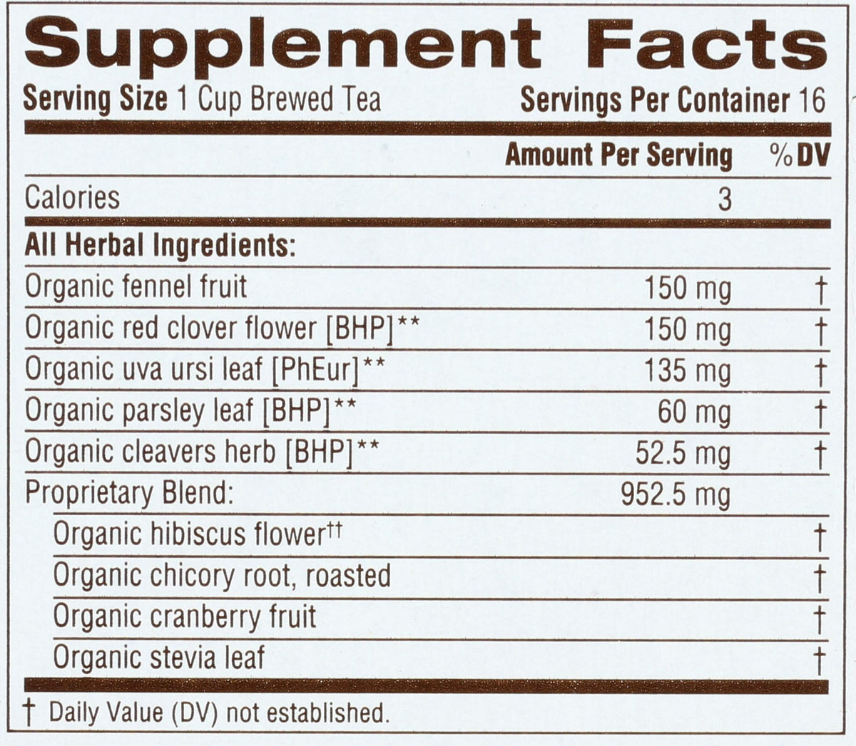 Traditional Medicinals Organic Cranberry tea bags highlight organic ingredients.