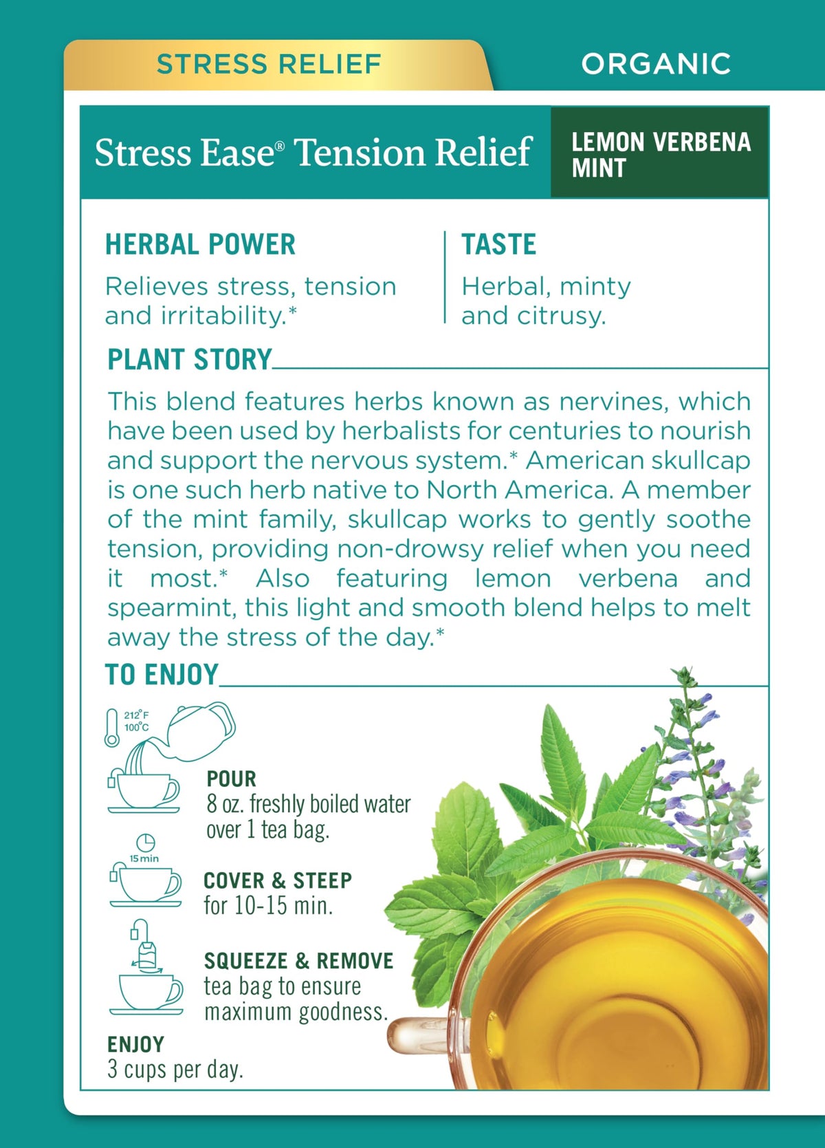 Traditional Medicinals Organic Sleep and Relaxation packaging showing six flavors