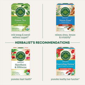 Traditional Medicinals six-box tea packaging for convenient storage