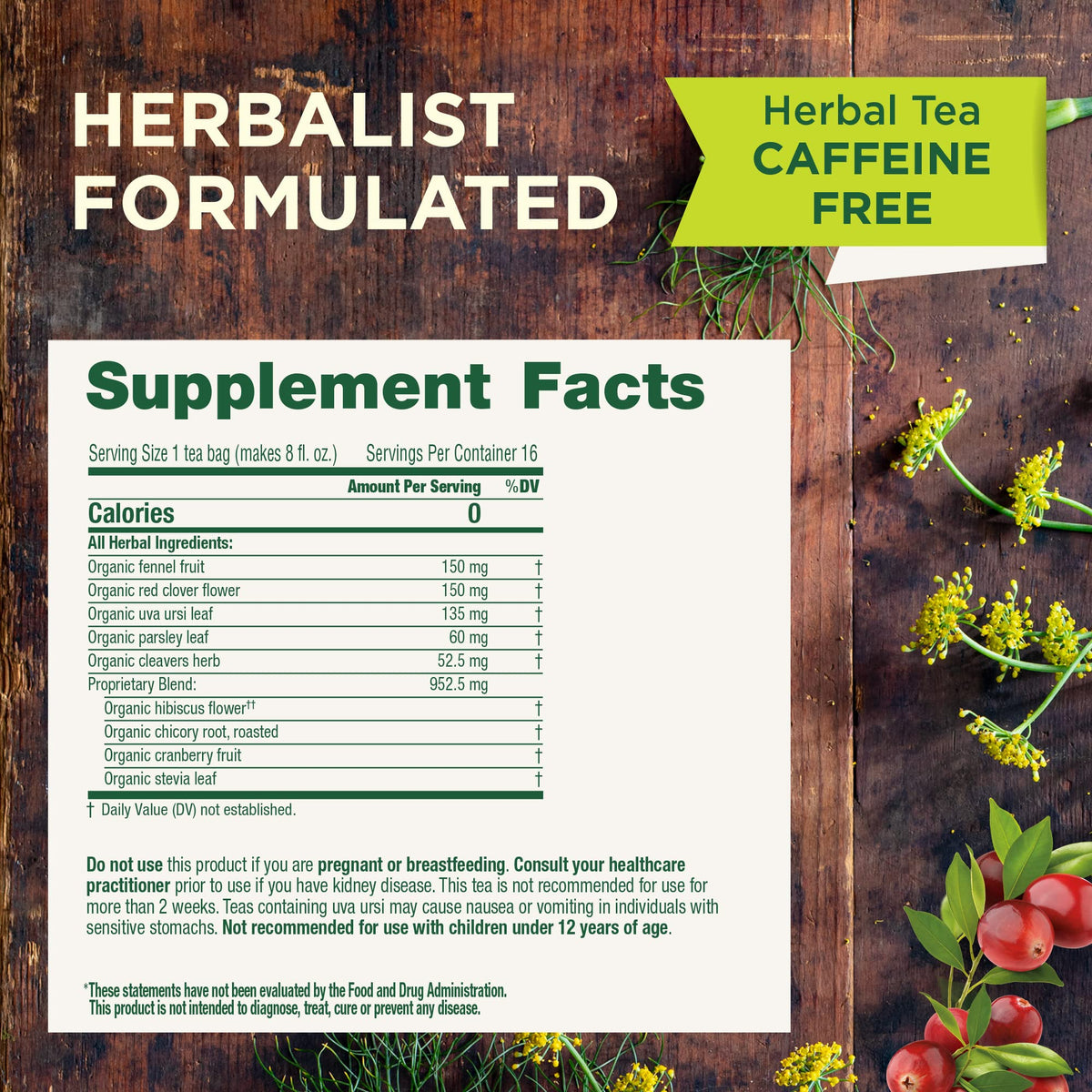 Traditional Medicinals Weightless Cranberry on kitchen shelf with caffeine-free comfort appeal