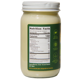 Traditional Nutrients glass jar on kitchen counter, convenient pantry staple.