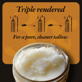 Traditional Nutrients Wagyu Beef Tallow USDA seal indicating inspected quality