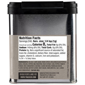 Traeger Burger Rub shaker setup for convenient kitchen prep
