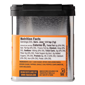 Traeger rub being poured for quick, flavorful seasoning